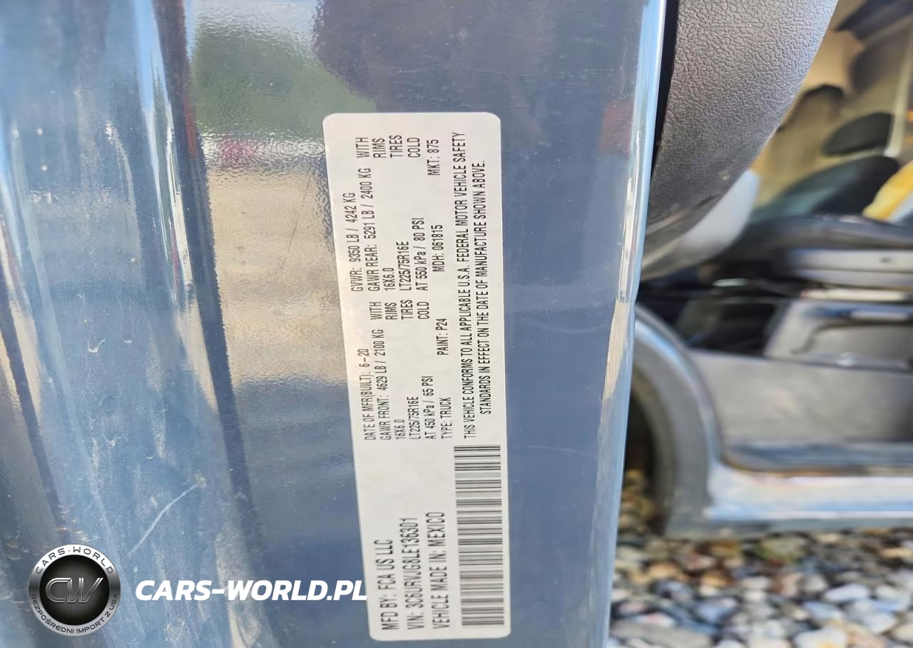 2020 Ram Promaster 3500 Delivery Van VIN:3C6URVJG8LE136301 - 12