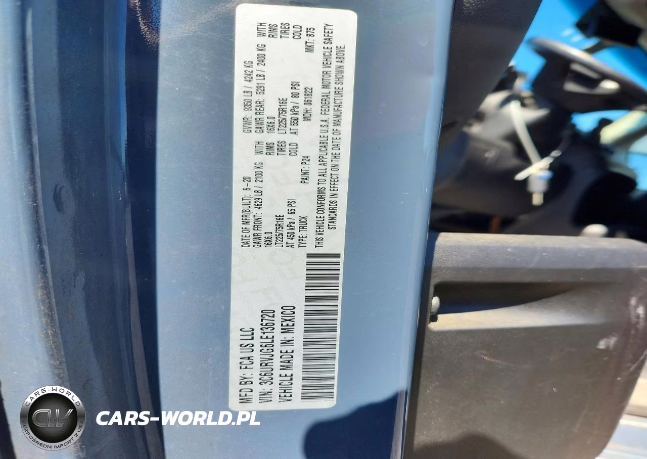 2020 Ram Promaster 3500 Delivery Van VIN:3C6URVJG6LE136720 - 13