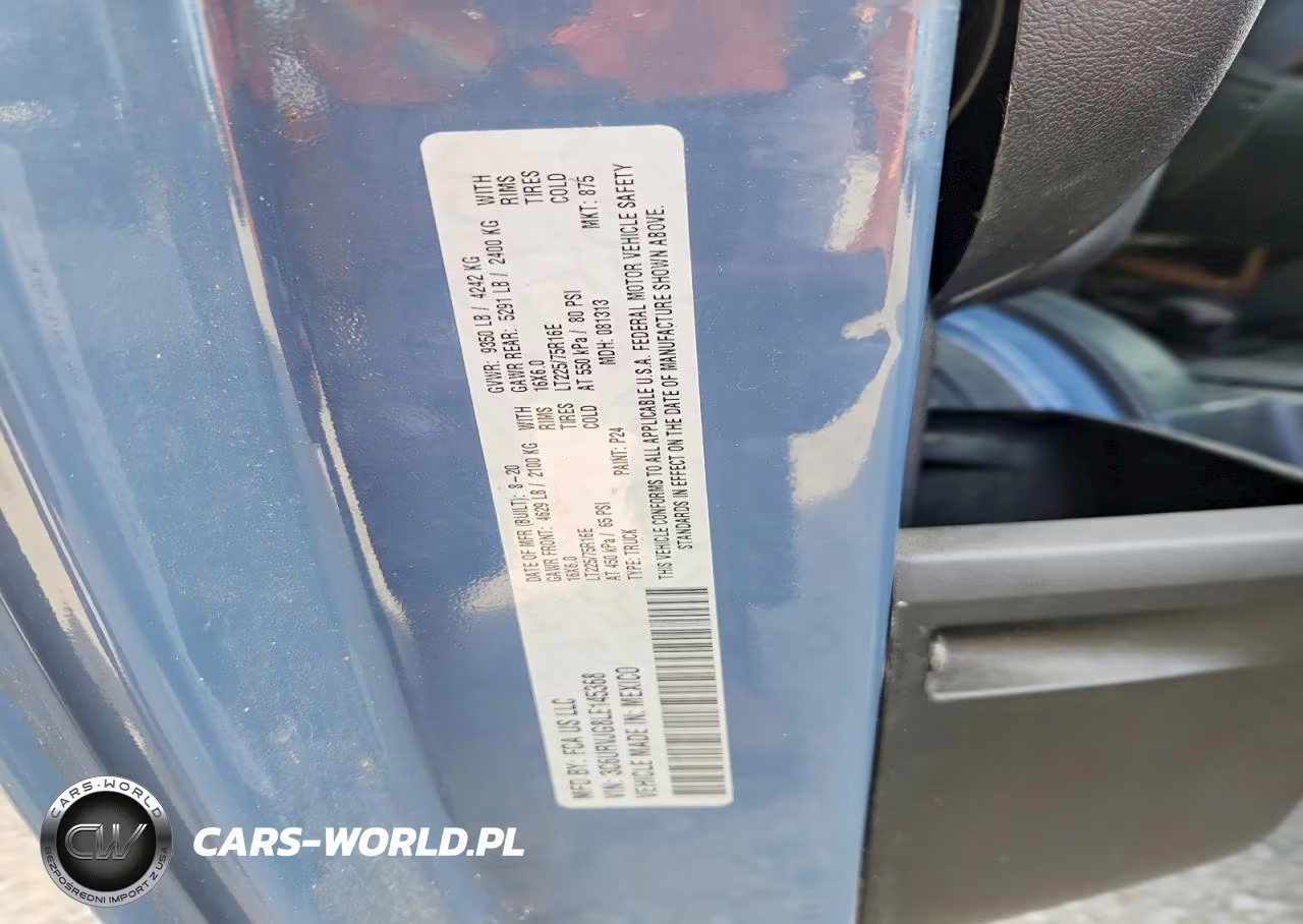 2020 Ram Promaster 3500 Delivery Van VIN:3C6URVJG8LE145368 - 12
