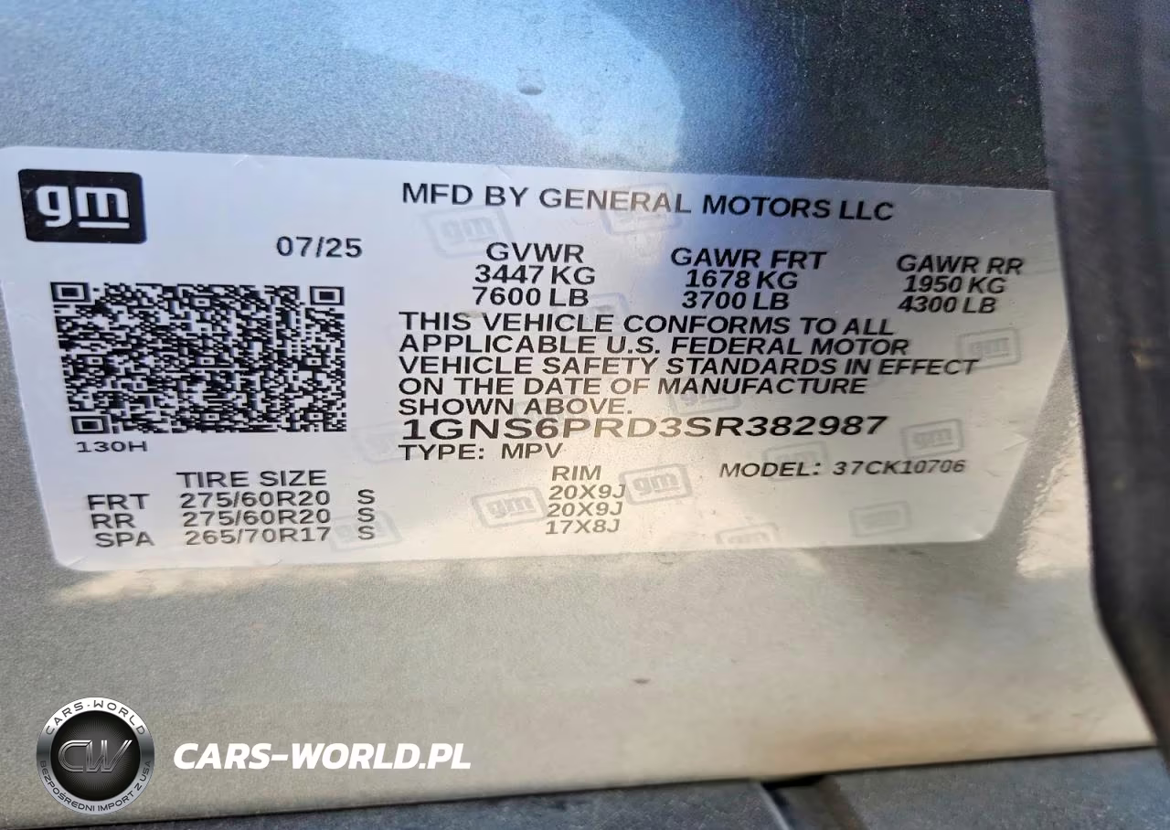 2025 Chevrolet Tahoe K1500 Z71 VIN:1GNS6PRD3SR382987 - 13
