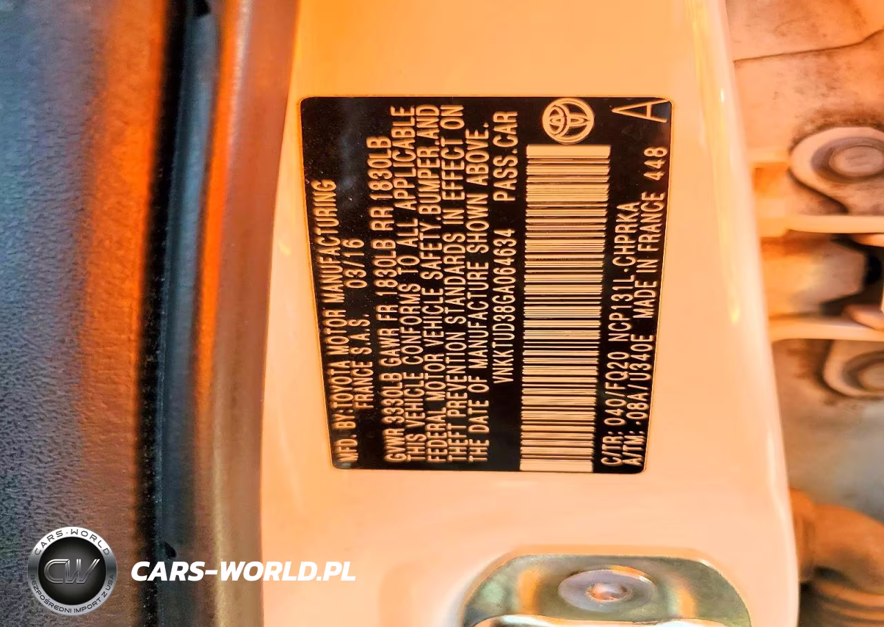 2016 Toyota Yaris 5-Door L VIN:VNKKTUD38GA064634 - 12