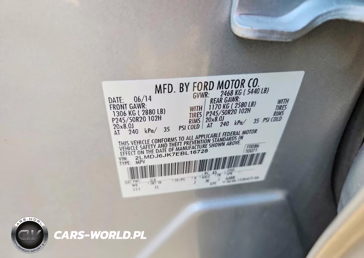 2014 Lincoln Mkx VIN:2LMDJ6JK7EBL16728 - 13