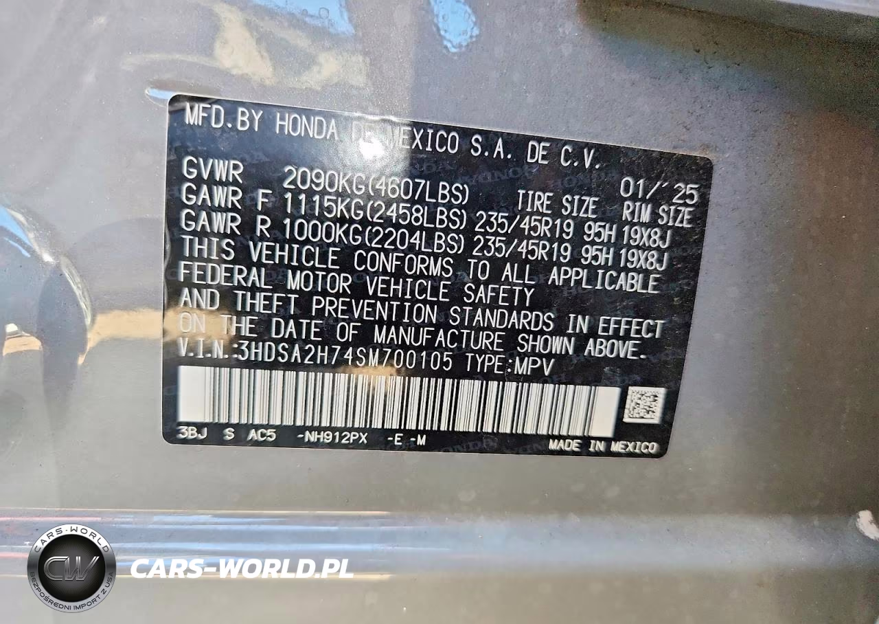 2025 Acura Adx A-Spec Advance VIN:3HDSA2H74SM700105 - 13