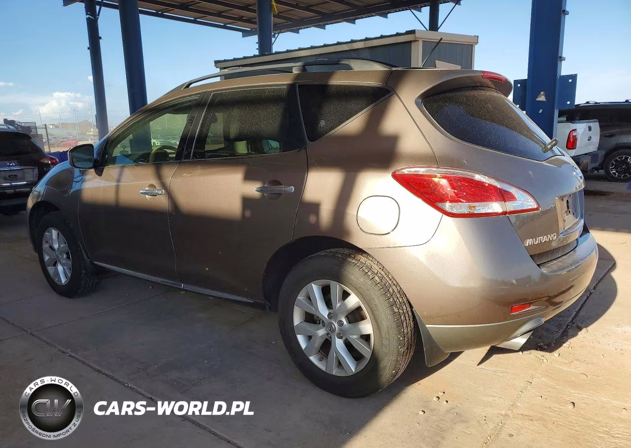 2012 Nissan Murano S VIN:JN8AZ1MU7CW106125 - 2