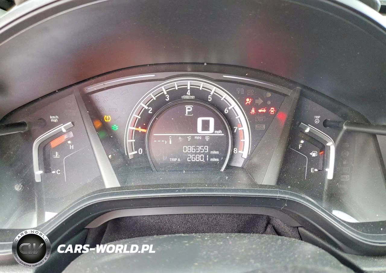 2019 Honda Cr-V Lx VIN:2HKRW5H33KH416938 - 9