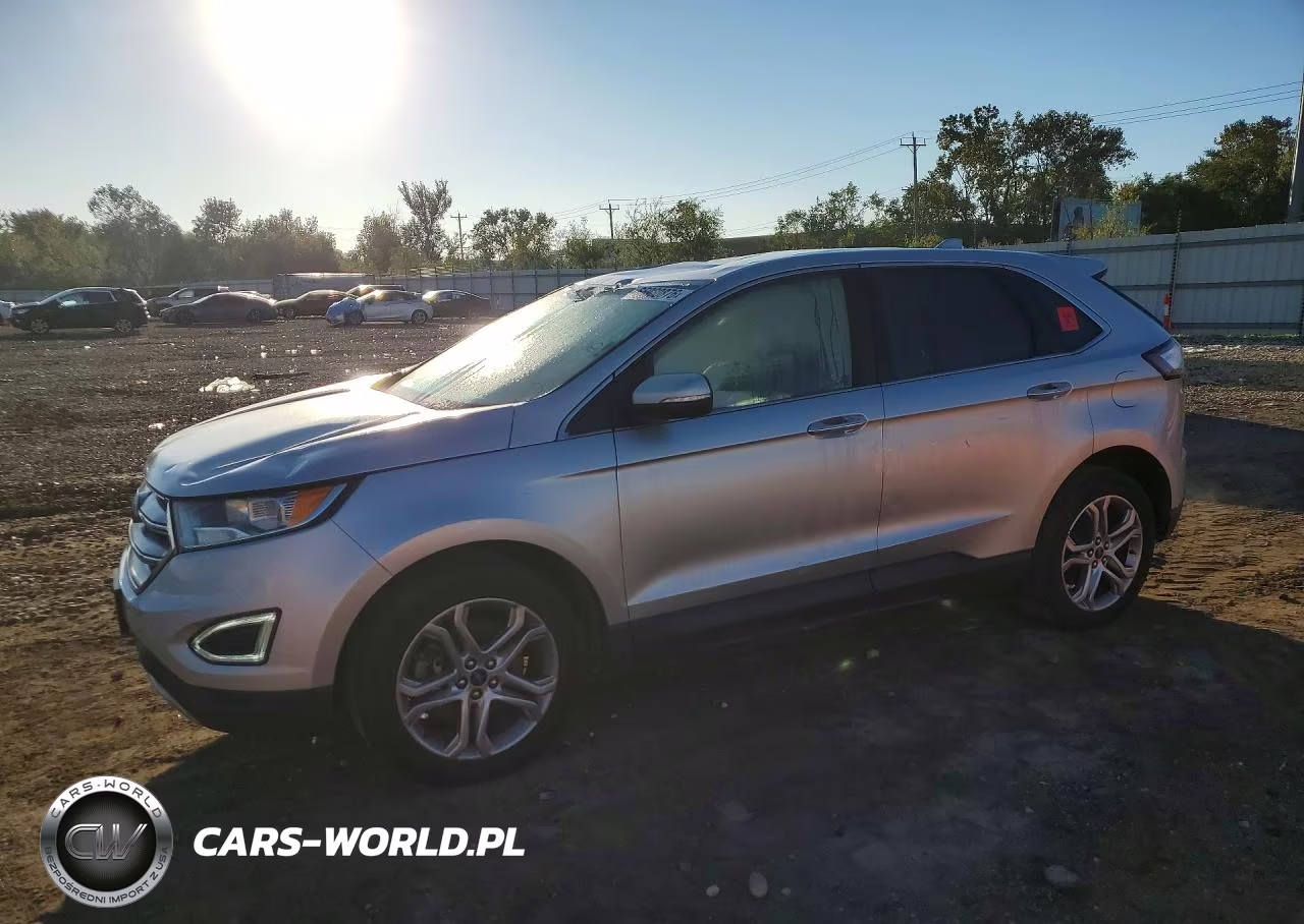 2017 Ford Edge Titanium VIN:2FMPK4K94HBB76048 - 1