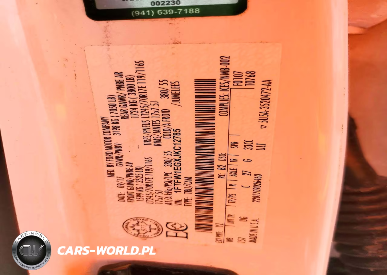 2018 Ford F150 Supercrew VIN:1FTFW1EGXJKC12785 - 13