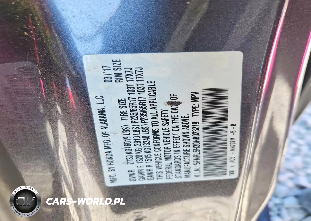 2017 Honda Odyssey Se VIN:5FNRL5H30HB023219 - 13