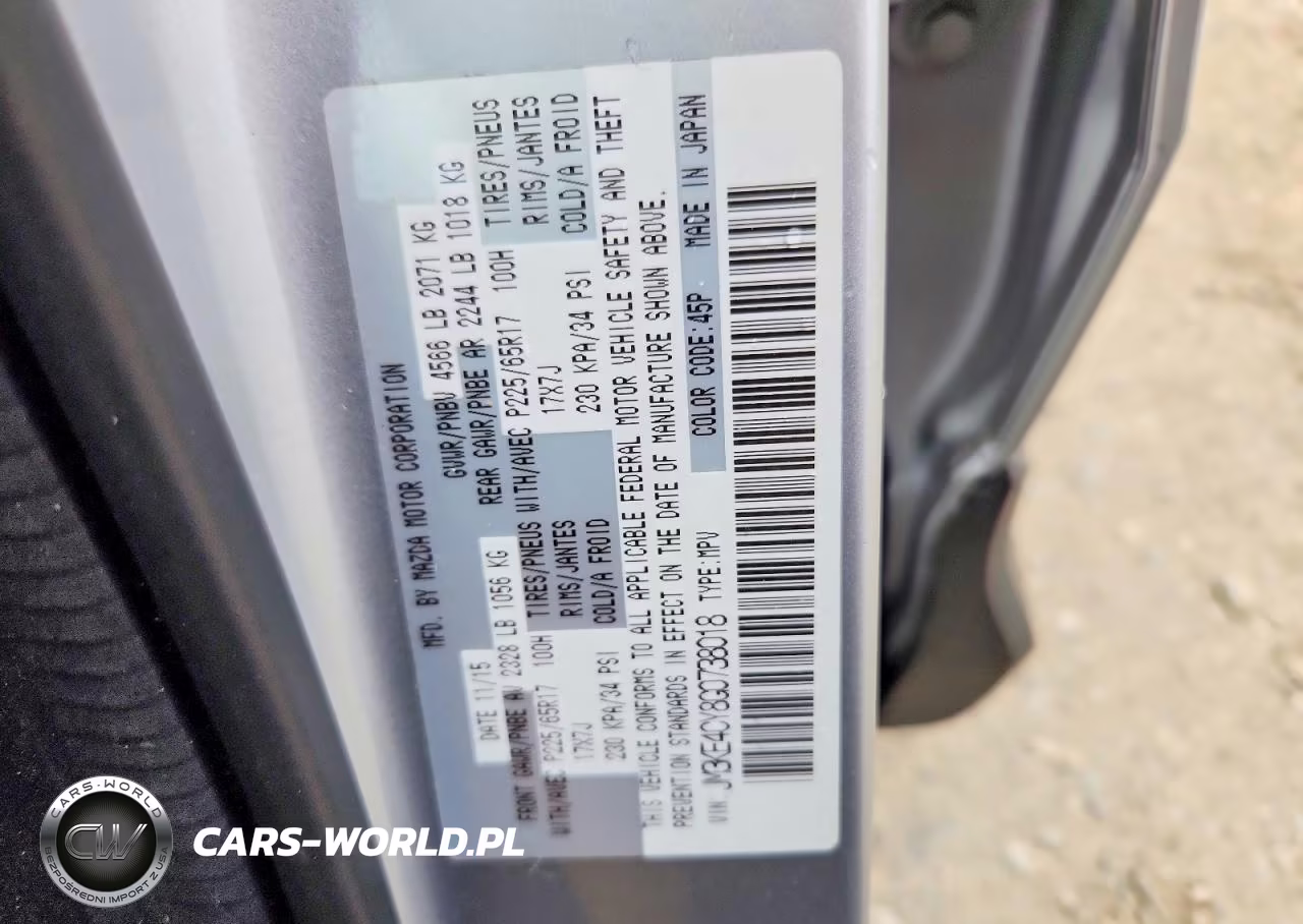 2016 Mazda Cx-5 Touring VIN:JM3KE4CY8G0738018 - 12