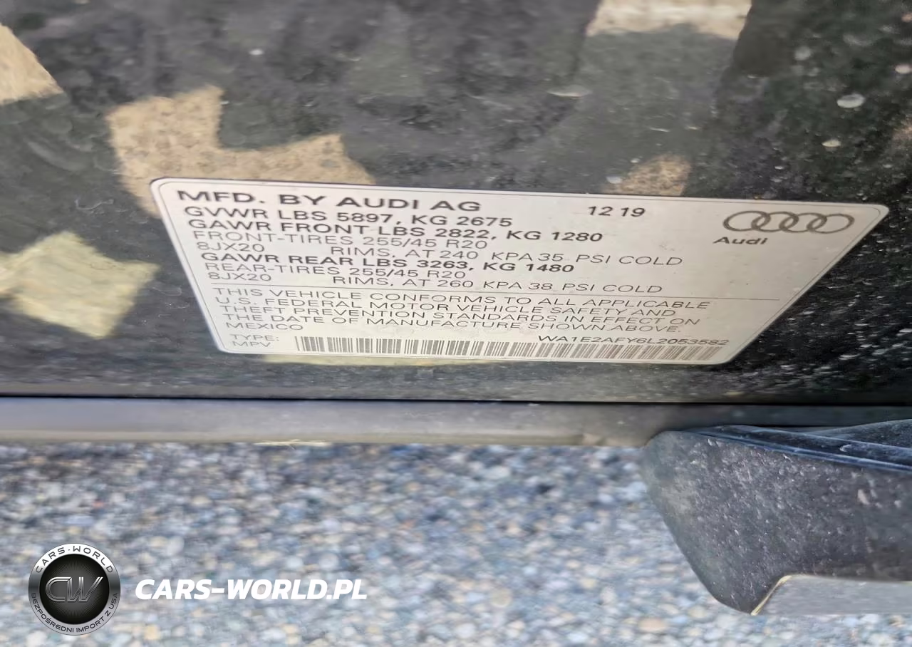 2020 Audi Q5 E Premium Plus VIN:WA1E2AFY6L2053582 - 13