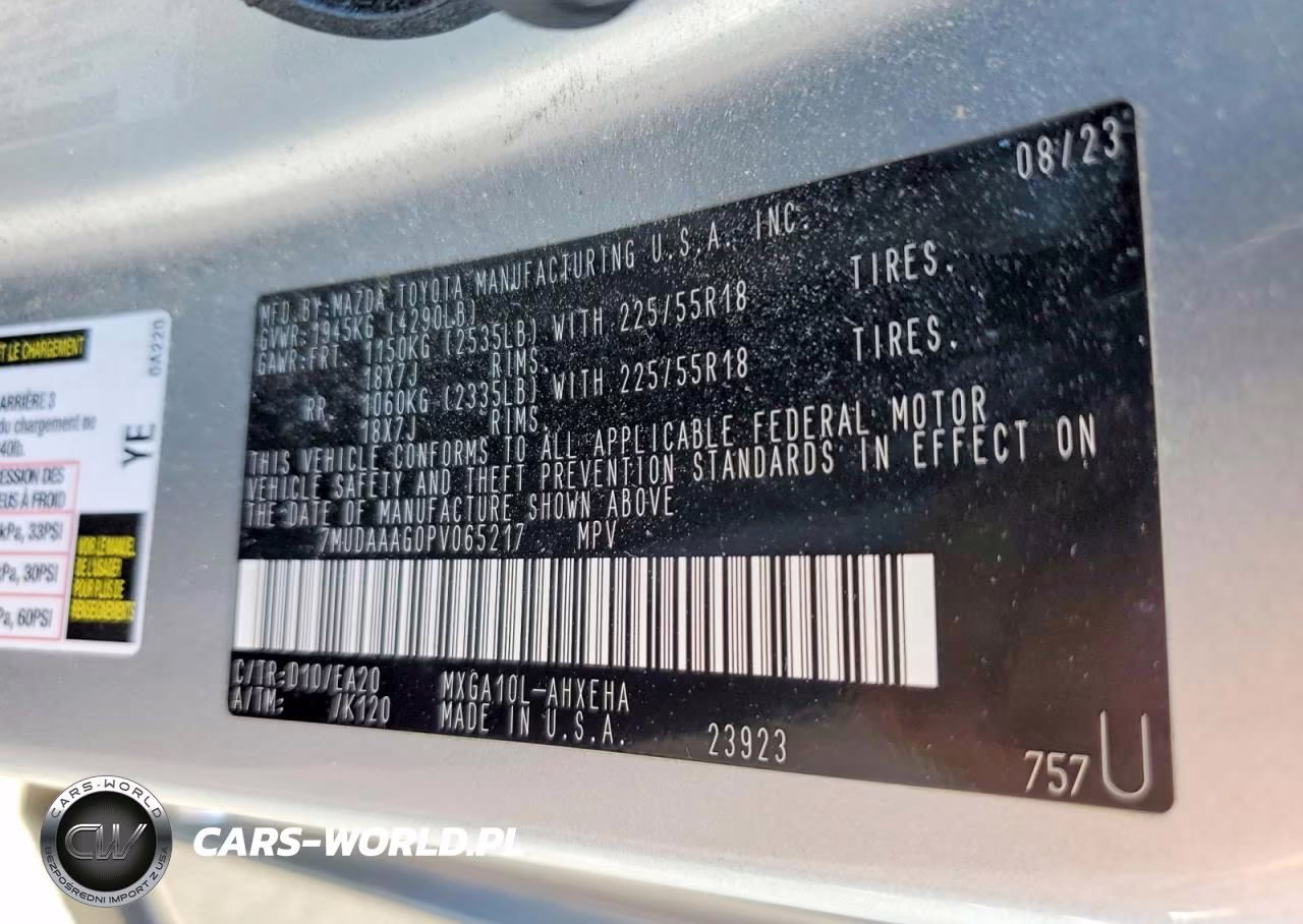 2023 Toyota Corolla Cross Xle VIN:7MUDAAAG0PV065217 - 13