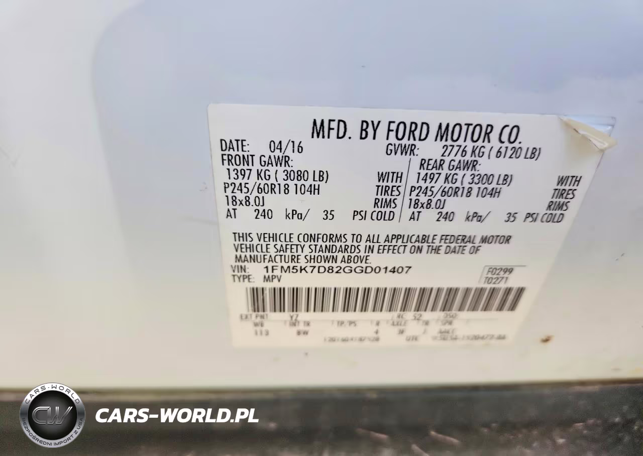 2016 Ford Explorer Xlt VIN:1FM5K7D82GGD01407 - 14