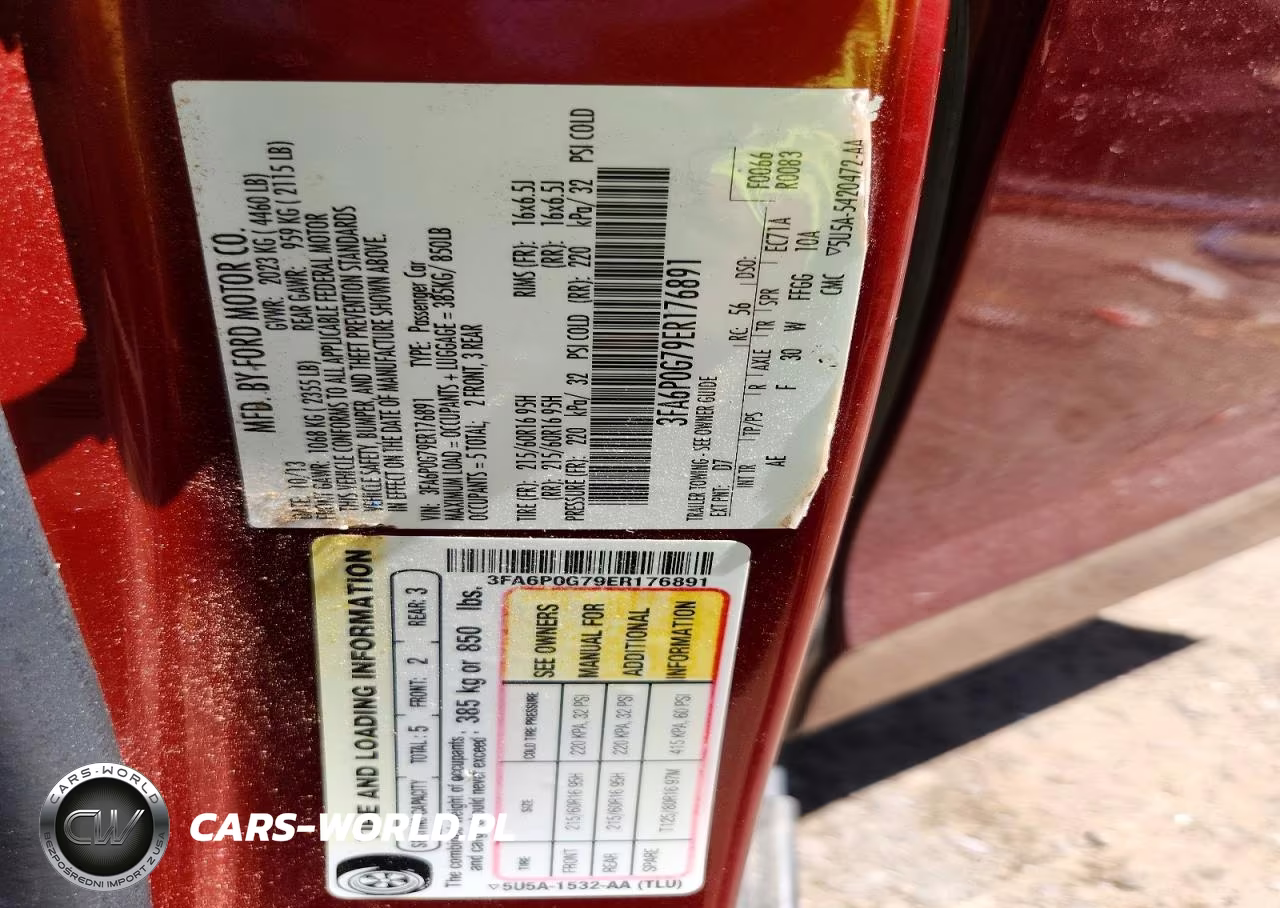 2014 Ford Fusion S VIN:3FA6P0G79ER176891 - 12