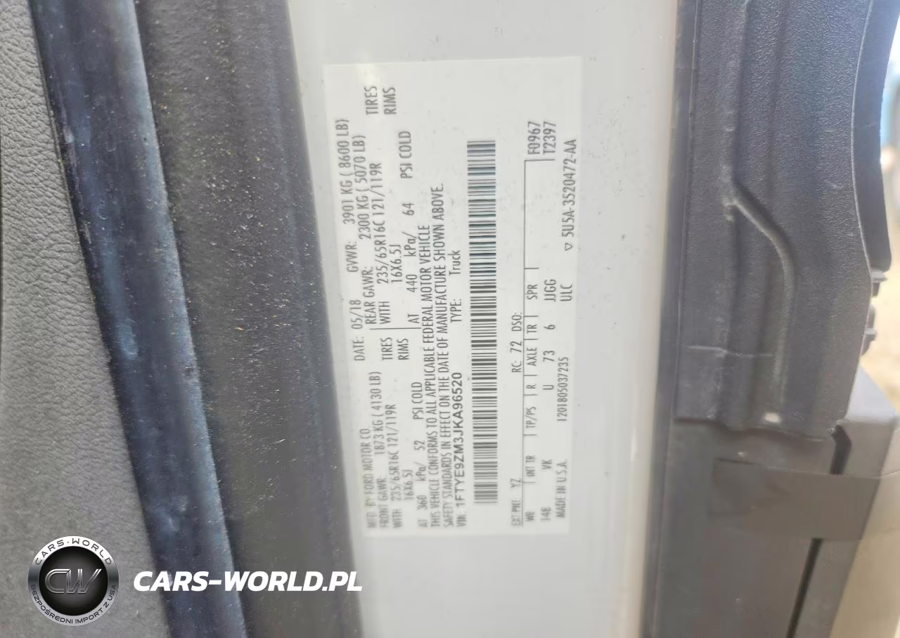 2018 Ford Transit 150 Delivery Van VIN:1FTYE9ZM3JKA96520 - 14