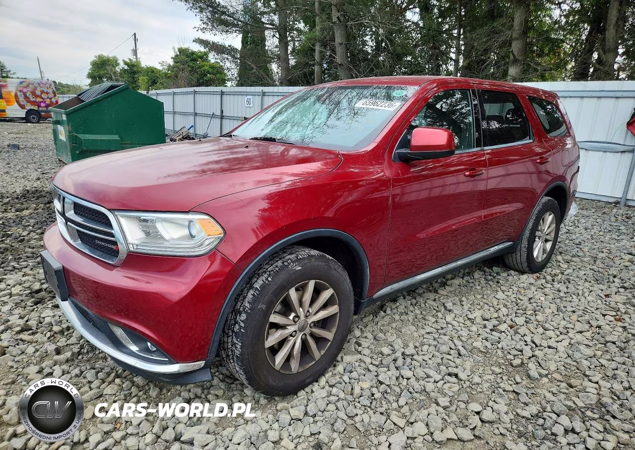 2015 Dodge Durango Sxt VIN:1C4RDJAG7FC147727 - 1