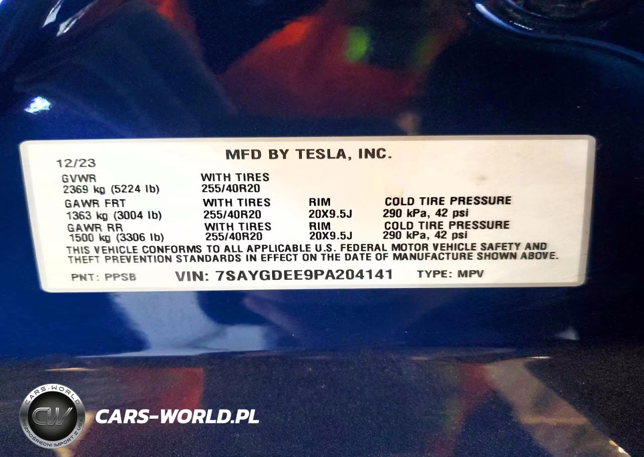 2023 Tesla Model Y VIN:7SAYGDEE9PA204141 - 12