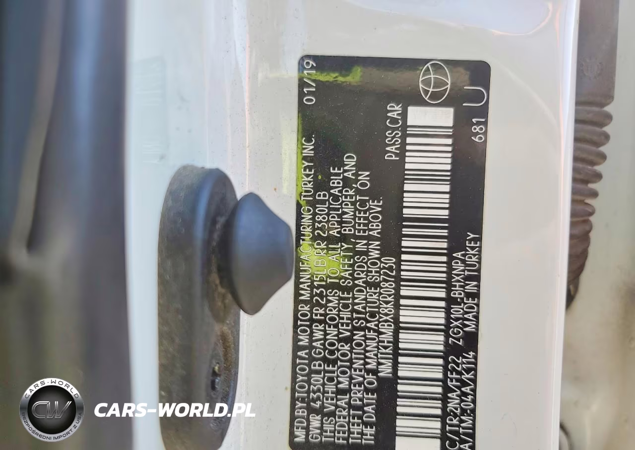 2019 Toyota C-Hr Xle VIN:NMTKHMBX8KR087230 - 12
