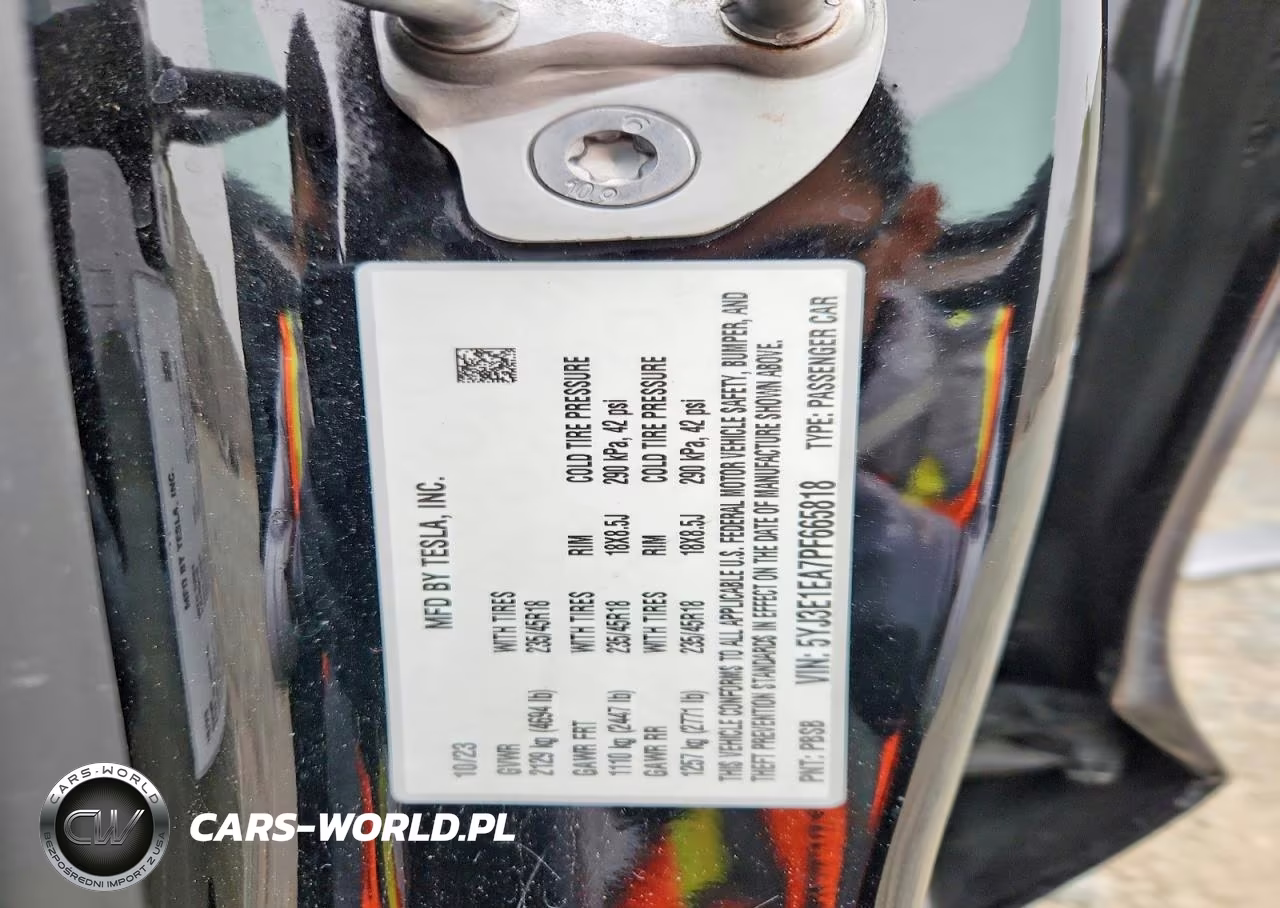 2023 Tesla Model 3 VIN:5YJ3E1EA7PF665818 - 12