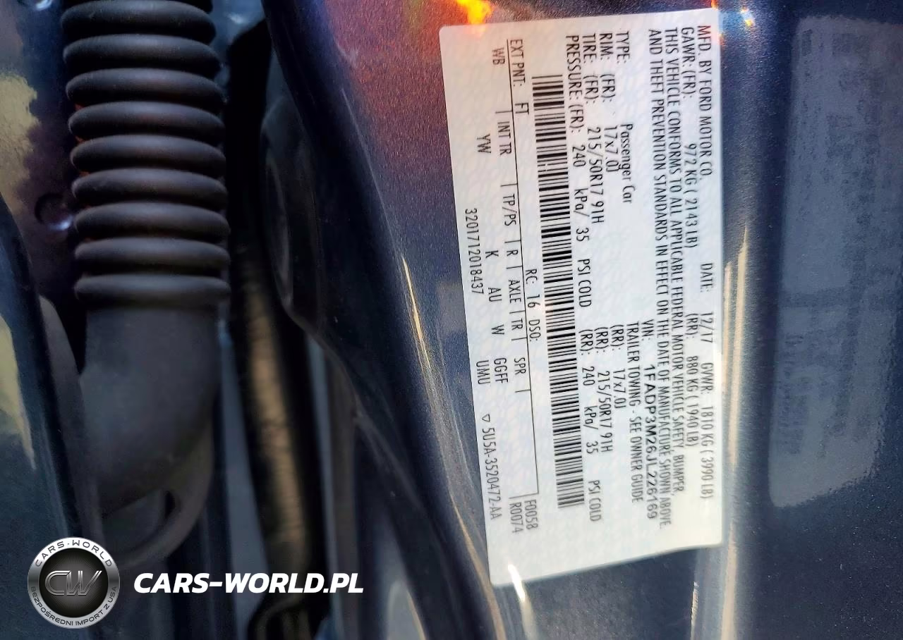 2018 Ford Focus Sel VIN:1FADP3M26JL226169 - 12