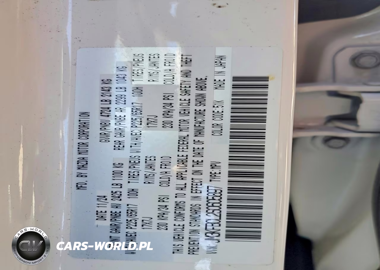 2025 Mazda Cx-5 Preferred VIN:JM3KFBCL2S0605897 - 14