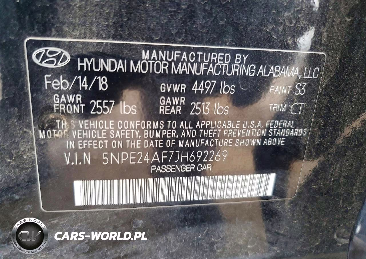 2018 Hyundai Sonata Se VIN:5NPE24AF7JH692269 - 13