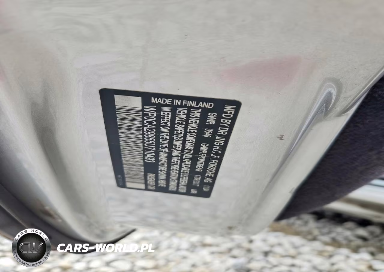 2005 Porsche Boxster VIN:WP0CA29855U710493 - 12
