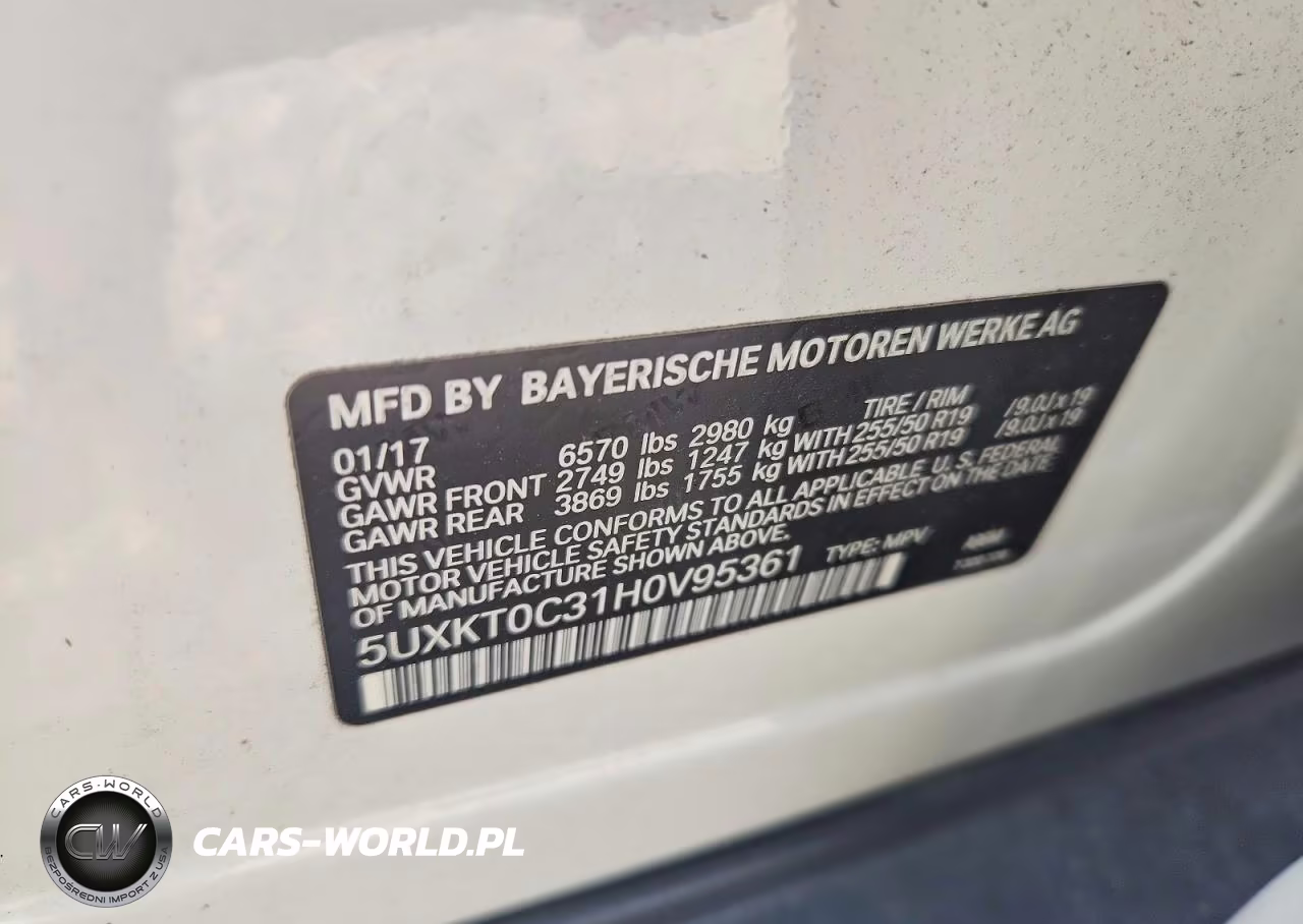 2017 BMW X5 Xdr40E VIN:5UXKT0C31H0V95361 - 13
