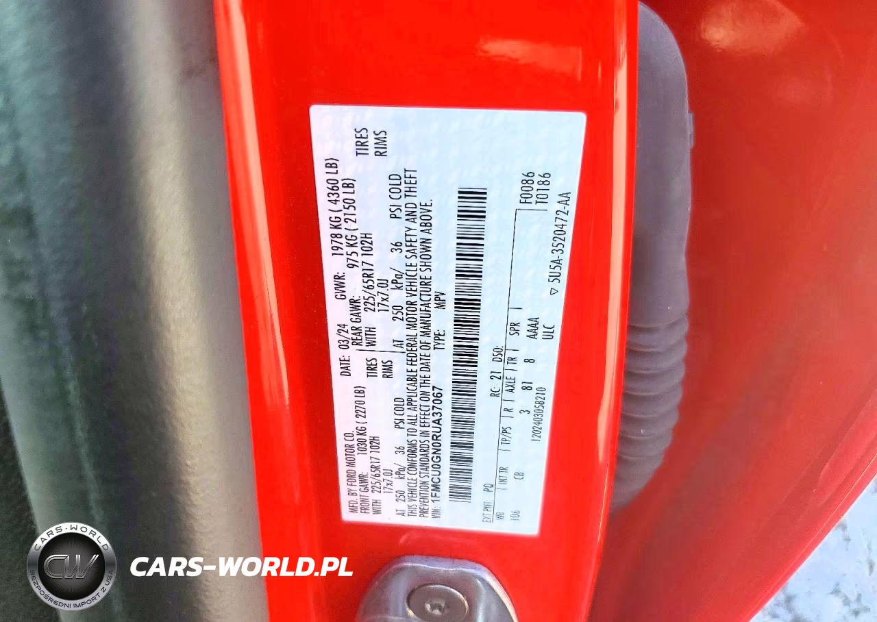 2024 Ford Escape Active VIN:1FMCU0GN0RUA37067 - 13
