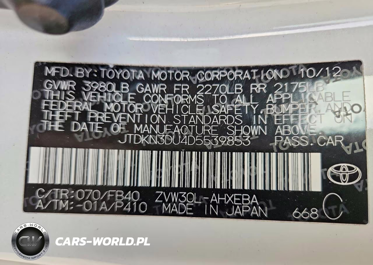 2013 Toyota Prius V Five VIN:JTDKN3DU4D5539853 - 12