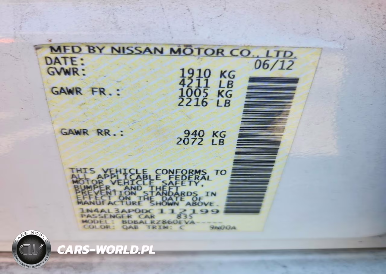2013 Nissan Altima 2.5 VIN:1N4AL3AP0DC112199 - 12
