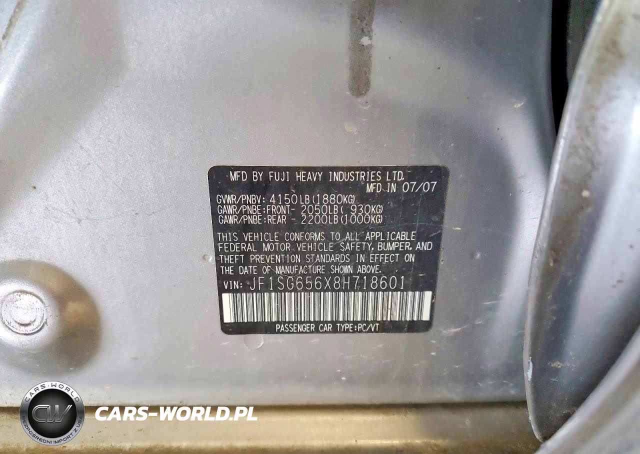 2008 Subaru Forester 2.5X Premium VIN:JF1SG656X8H718601 - 13