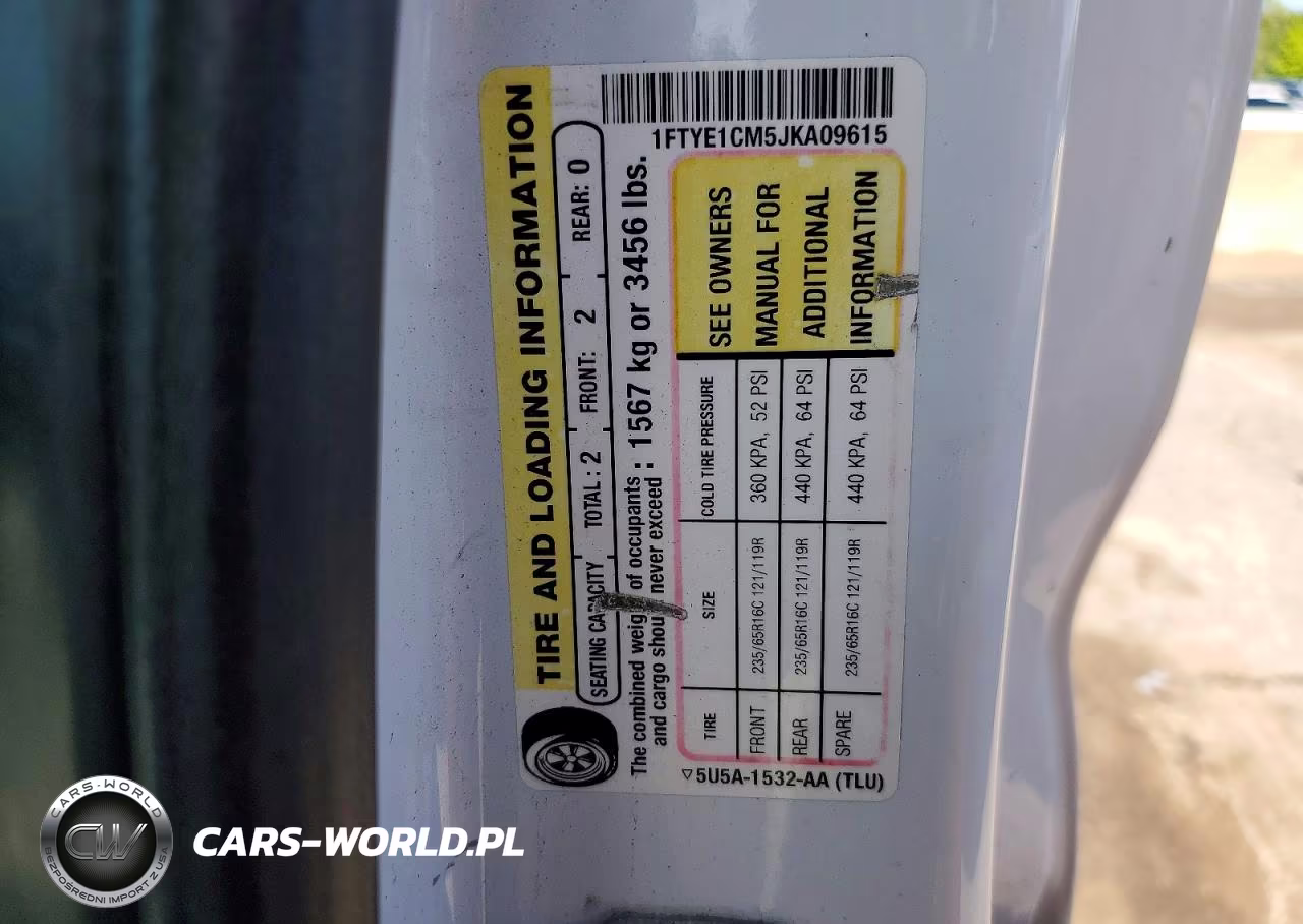 2018 Ford Transit 150 Delivery Van VIN:1FTYE1CM5JKA09615 - 13