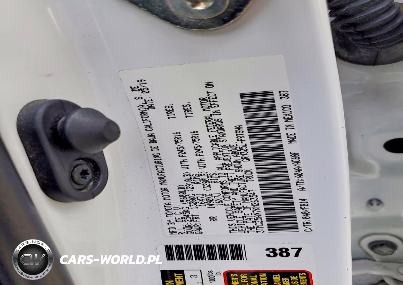 2019 Toyota Tacoma Sr V6 VIN:3TMCZ5AN7KM263547 - 12