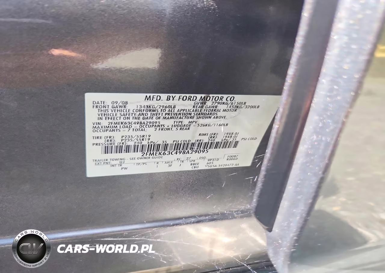 2009 Ford Flex Limited VIN:2FMEK63C49BA29095 - 13