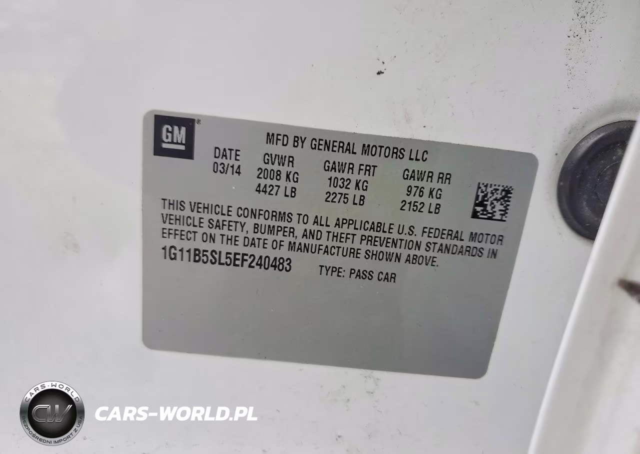 2014 Chevrolet Malibu Ls VIN:1G11B5SL5EF240483 - 13