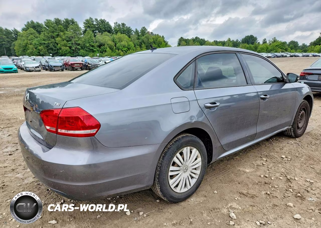 2014 Volkswagen Passat S VIN:1VWAT7A39EC049343 - 3