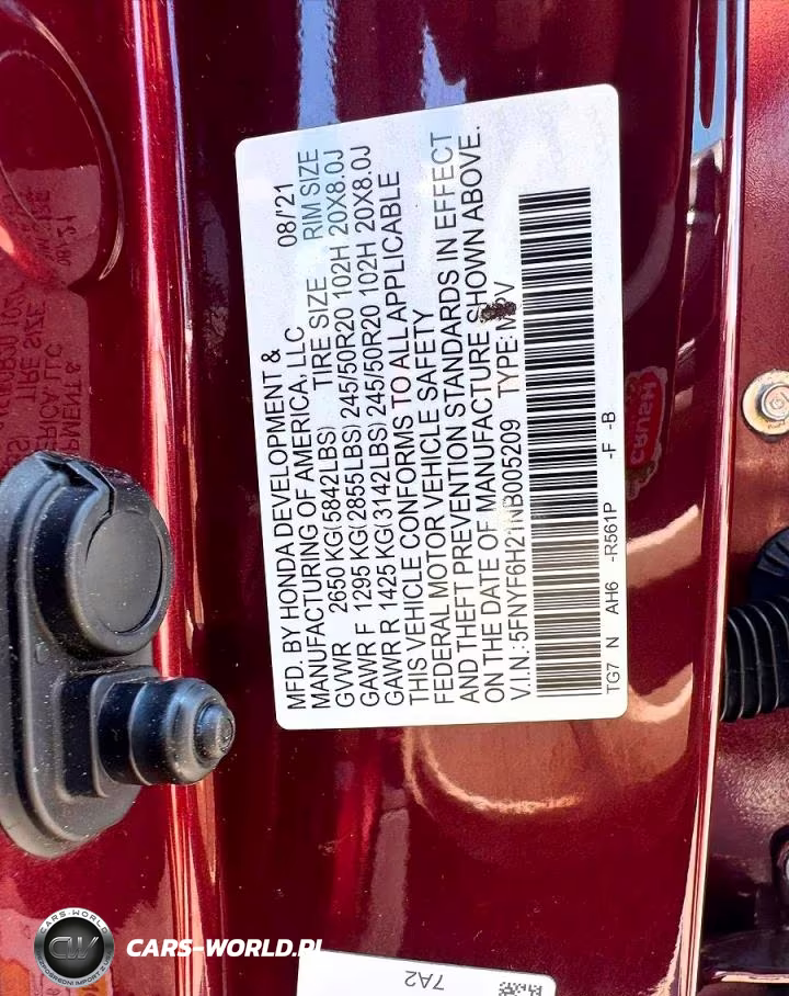 2022 Honda Pilot Se VIN:5FNYF6H21NB005209 - 10