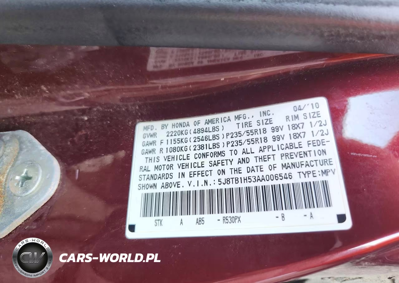 2010 Acura Rdx Technology VIN:5J8TB1H53AA006546 - 13