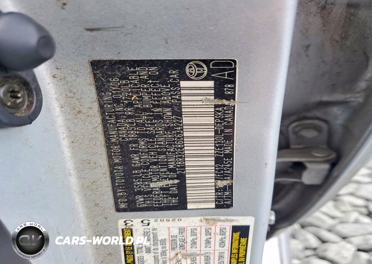 2006 Toyota Corolla S VIN:2T1BR32E86C634227 - 13
