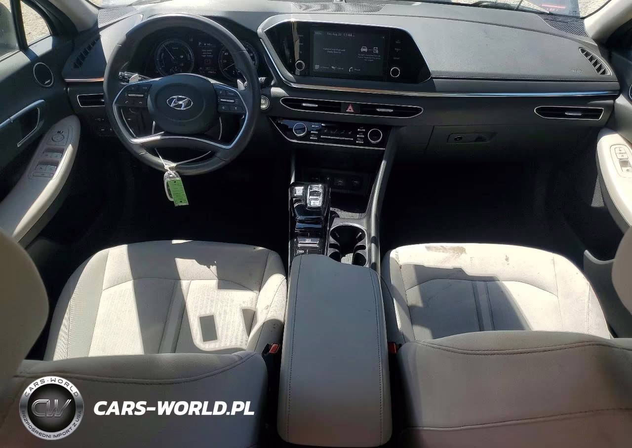 2021 Hyundai Sonata Hybrid Sel VIN:KMHL34JJ8MA027154 - 8