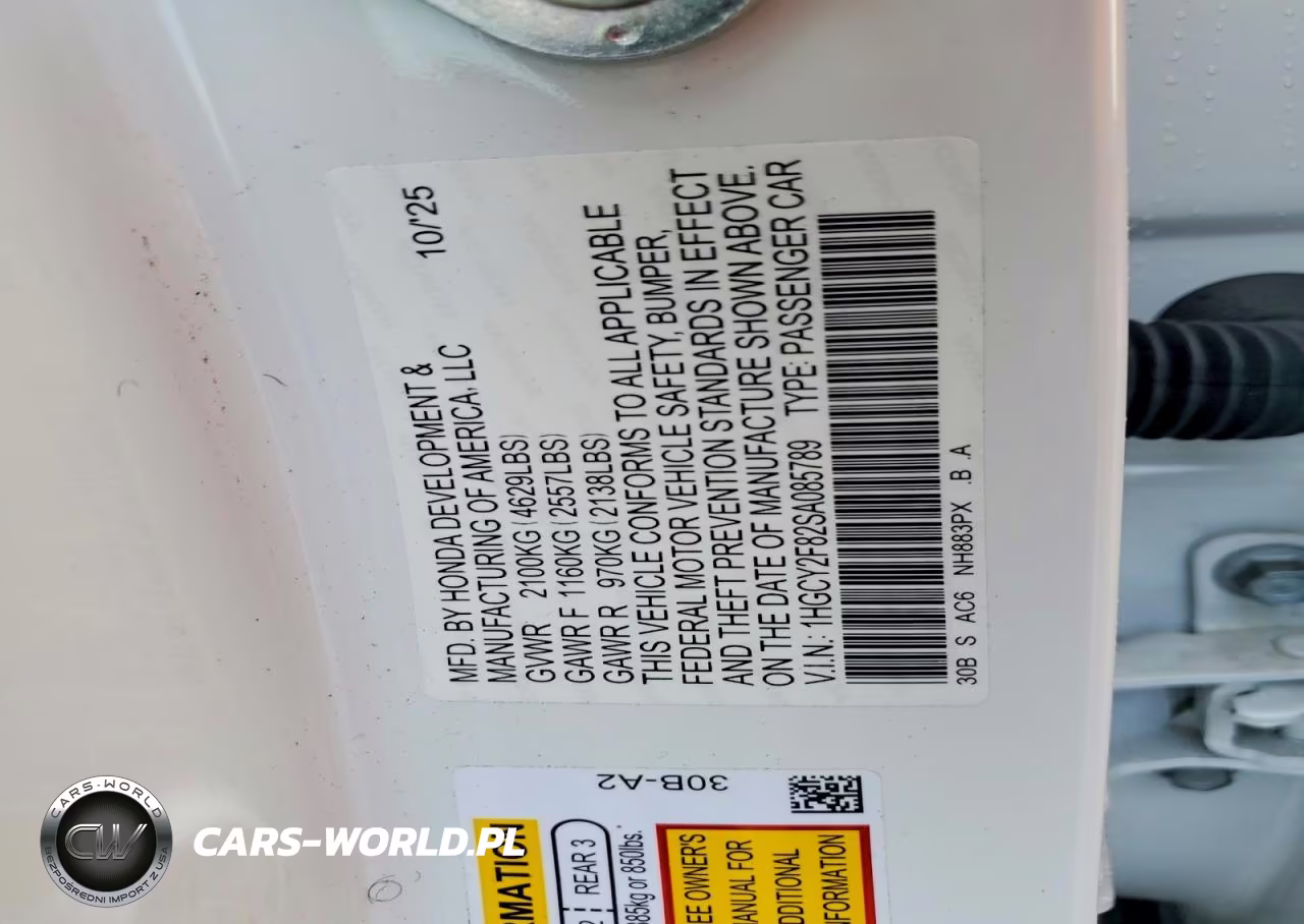 2025 Honda Accord Touring Hybrid VIN:1HGCY2F82SA085789 - 12