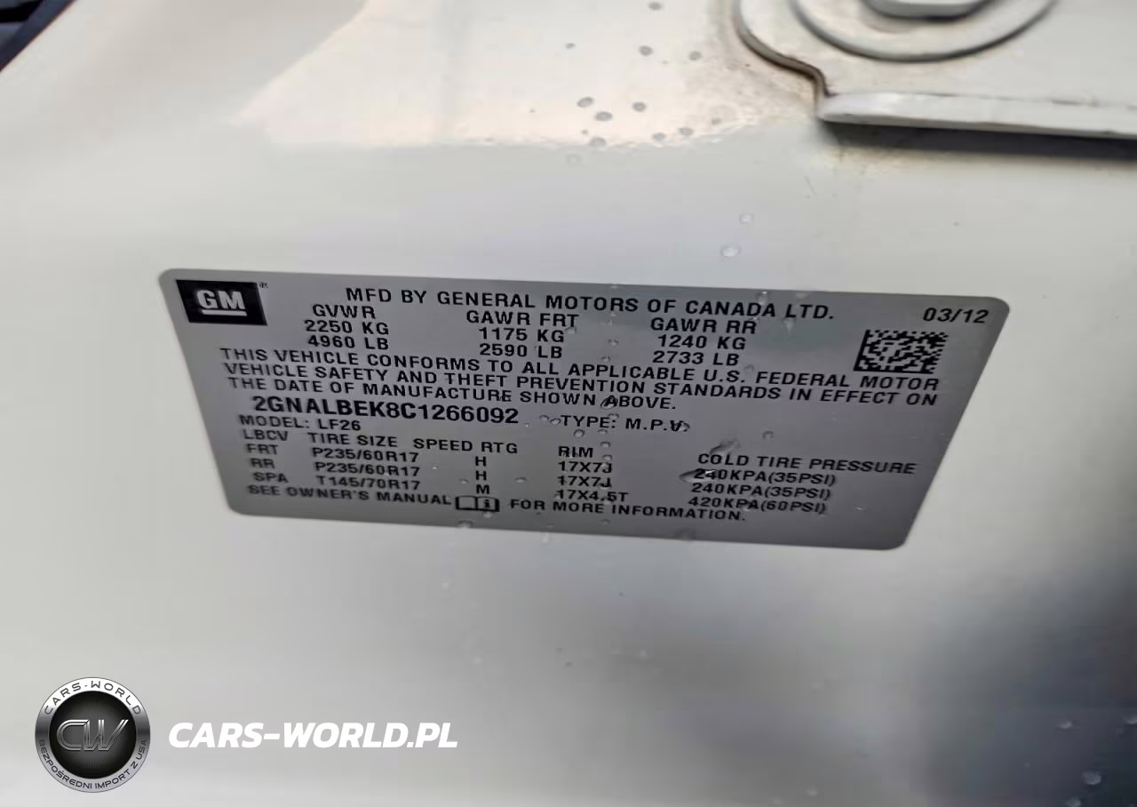 2012 Chevrolet Equinox Ls VIN:2GNALBEK8C1266092 - 13