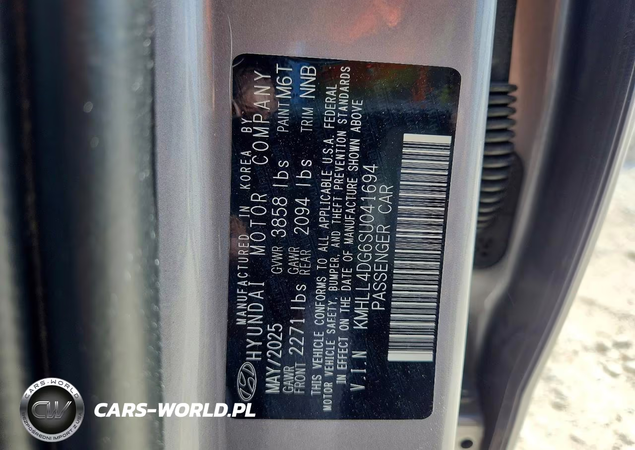 2025 Hyundai Elantra Se VIN:KMHLL4DG6SU041694 - 12