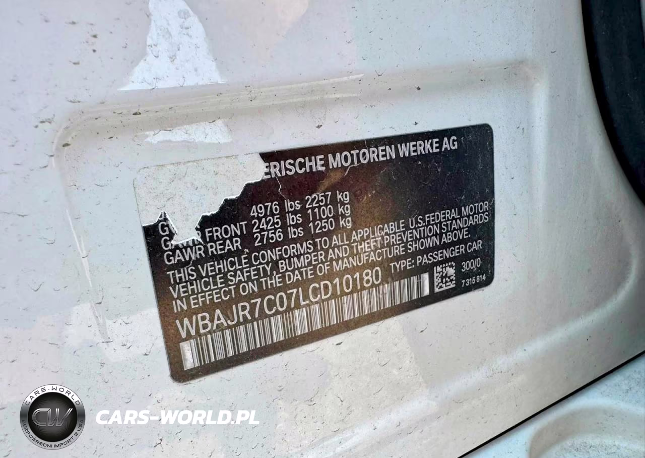 2020 BMW 530 Xi VIN:WBAJR7C07LCD10180 - 10