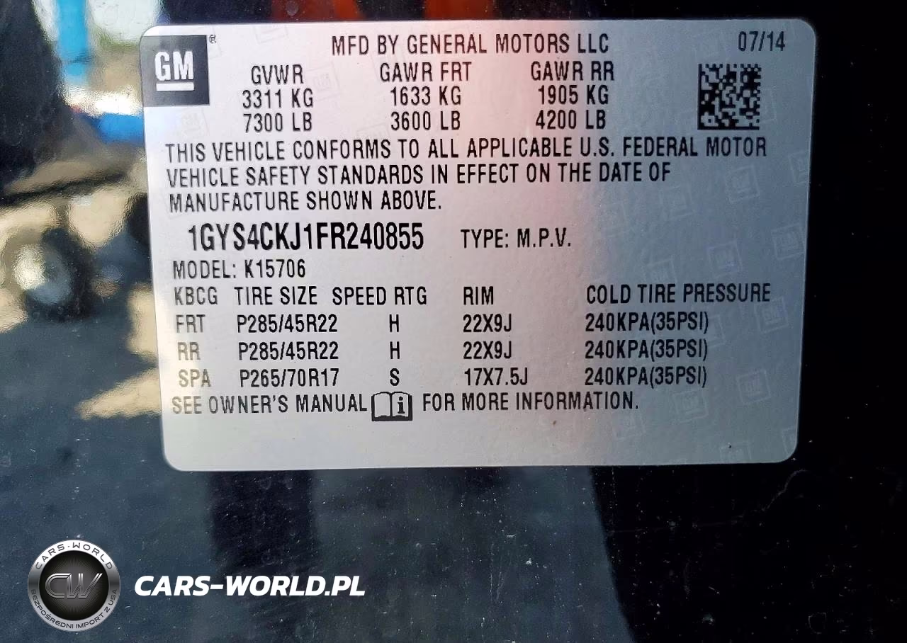 2015 Cadillac Escalade Premium VIN:1GYS4CKJ1FR240855 - 13
