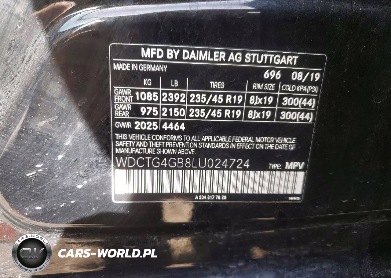 2020 Mercedes-Benz Gla 250 4Matic VIN:WDCTG4GB8LU024724 - 12