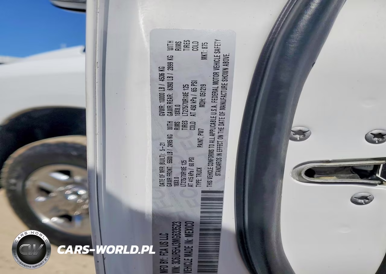 2021 Ram 2500 Tradesman VIN:3C6UR5HJ3MG633523 - 12