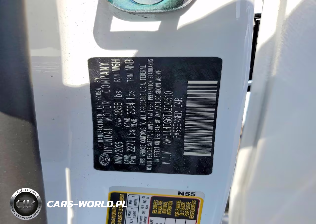 2026 Hyundai Elantra Se VIN:KMHLL4DG6TU204510 - 13