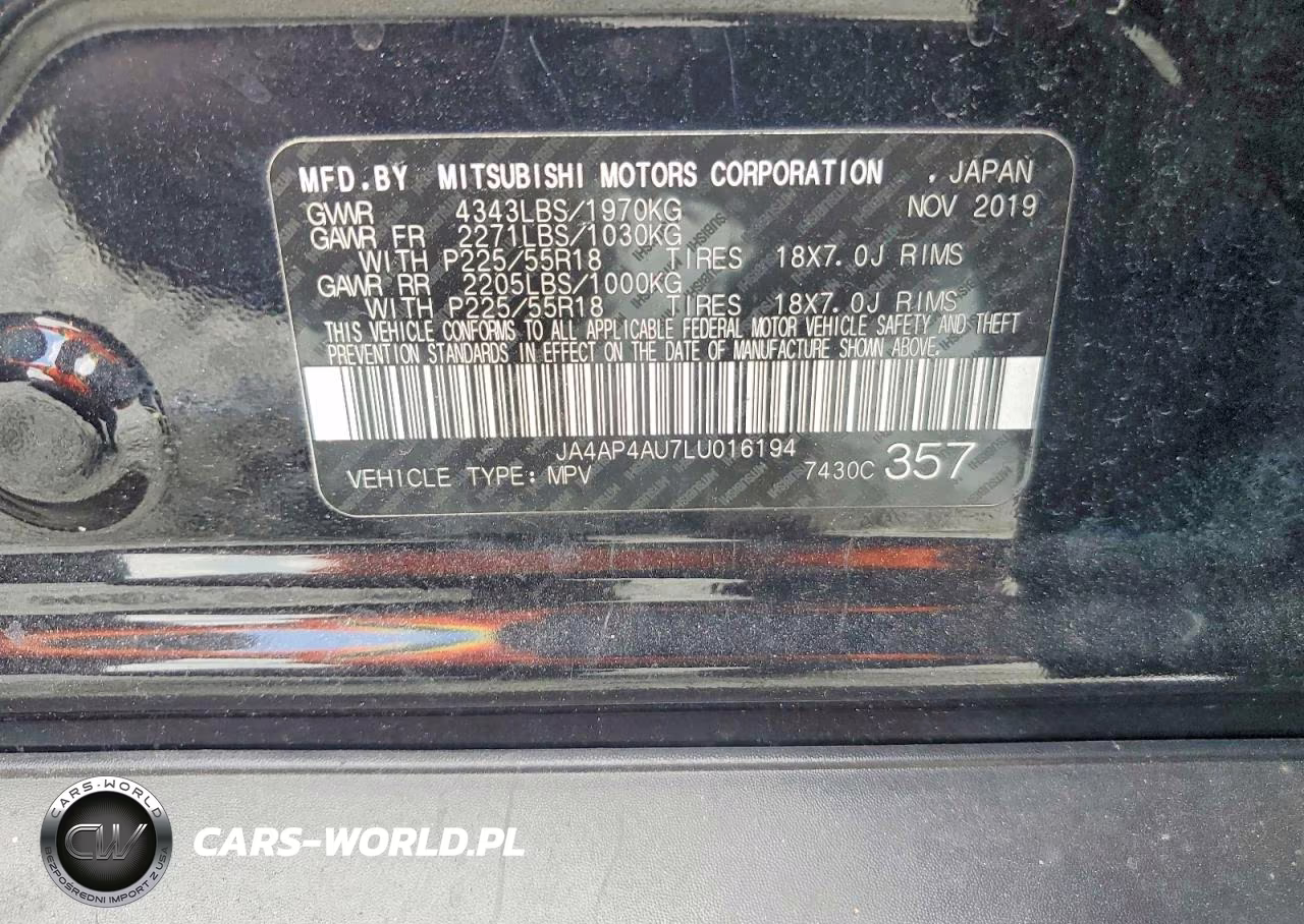 2020 Mitsubishi Outlander Sport Se VIN:JA4AP4AU7LU016194 - 13