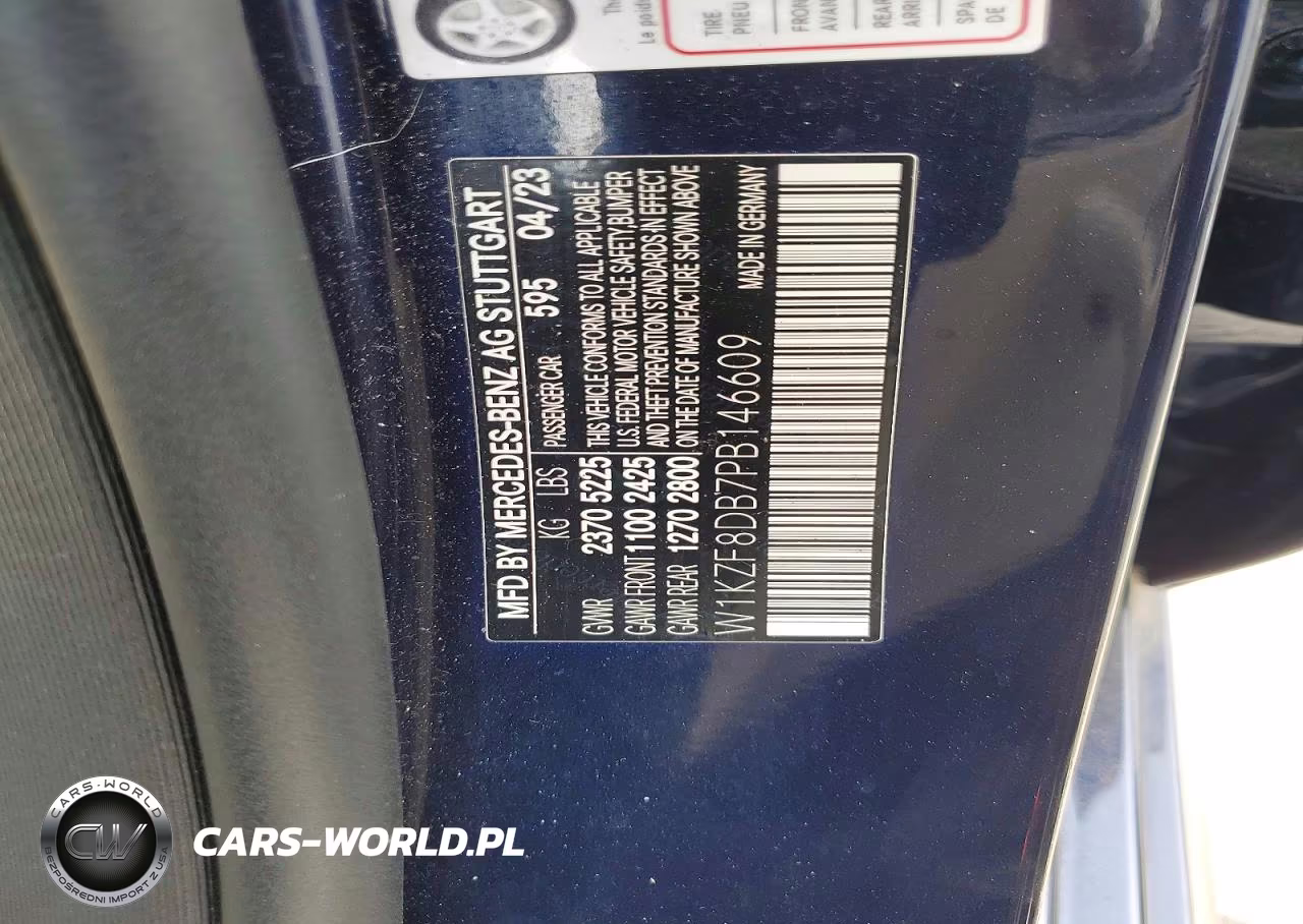 2023 Mercedes-Benz E 350 VIN:W1KZF8DB7PB146609 - 13